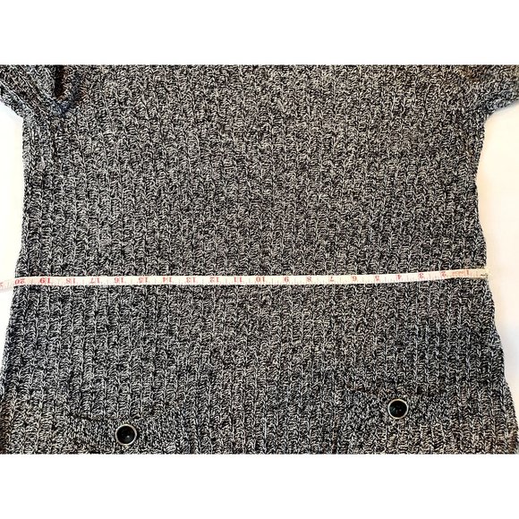 Karen Scott Women Sweater Tunic Dress Front Pockets Boat Neck Gray Size X Large - Picture 6 of 8